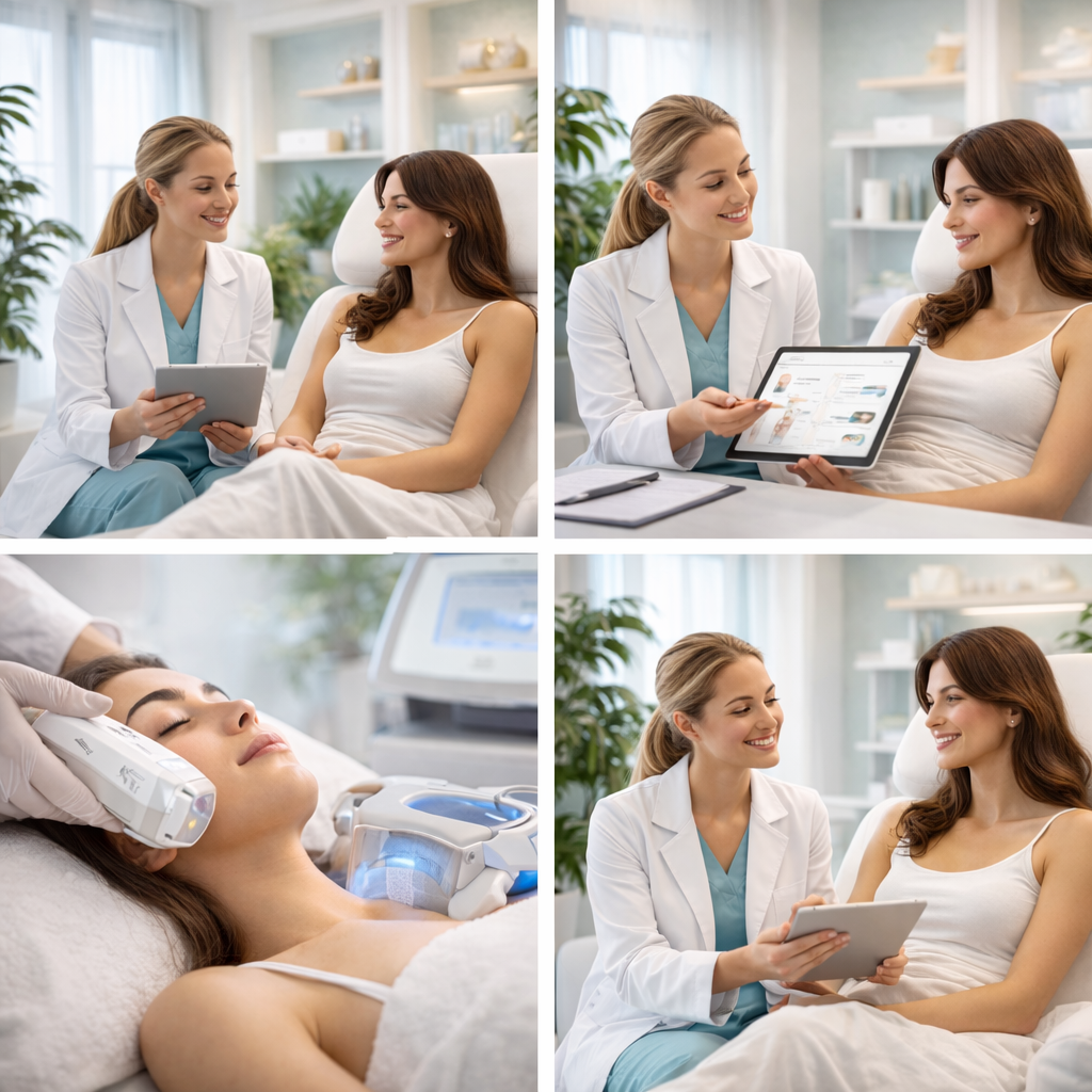 Aesthetic treatment process