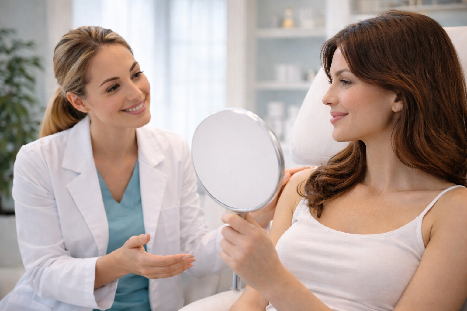 Aesthetic treatment results